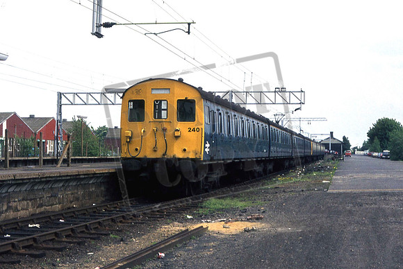 EMU 240 (Cat No EMU240) Class 302 Shoeburyness 19-05-1982