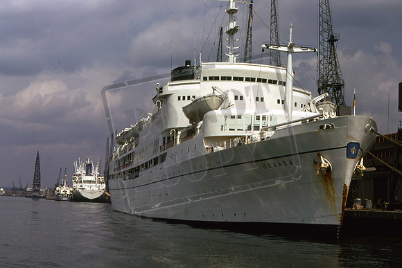 UGANDA (Cat No UGANDA 2)British India Passenger Line. Southampton 1973