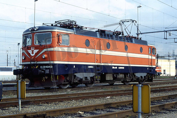 1366 SWEDISH RAILWAYS SJ STATENS JARNVAGER 1991