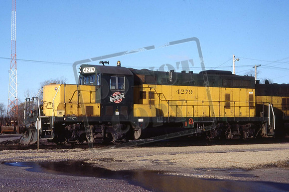 4279 CNW GP7 APLLETON WI. 1984 TOM WILSON