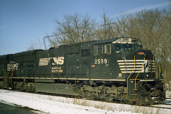 NS2559 SD70M NEW HAVEN IN. TOM WILSON
