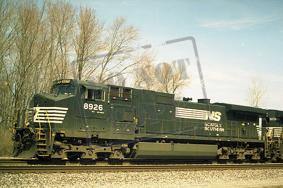 USA NS8926 C40-9W NEW HAVEN IN. APRIL 2008 TOM WILSON