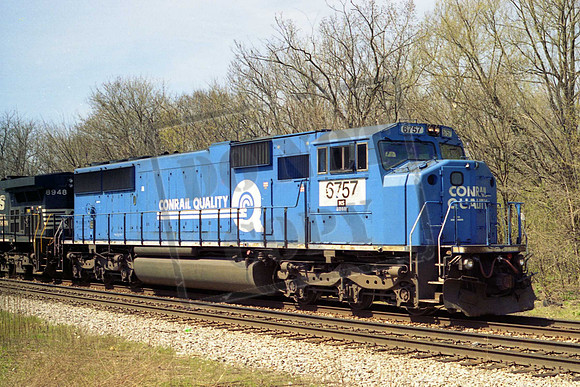 USA NS6757 SD60I NEW HAVEN IN. 2007 TOM WILSON