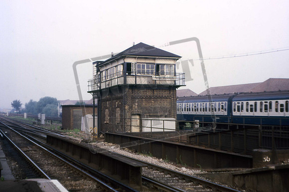 New Malden Signal Box 15-08-1984