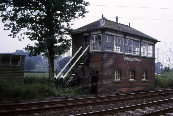 Haughton Sidings Signal Box 04-07-1985