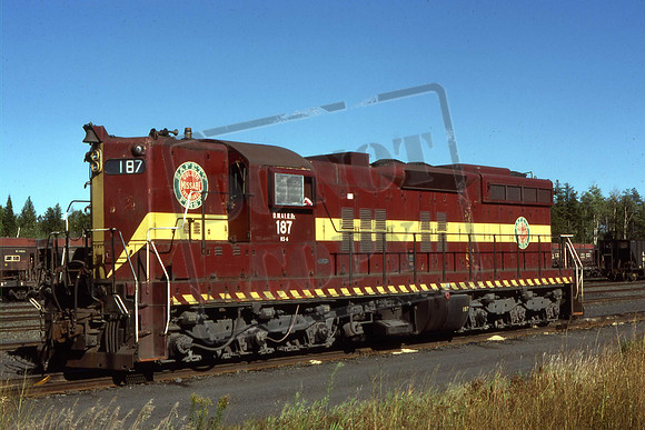 187 SD9 DMIR At Keenan, MN 5-9-1986 Paul F DeLuca