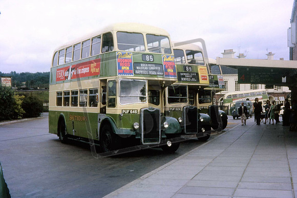 PUF646 PUF624 PUF632 SOUTHDOWN GUY ARAB. 1964 HAYWARDS HEATH