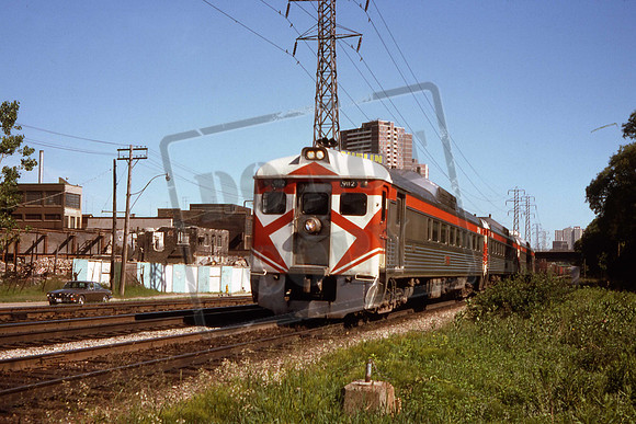 9112CP CANADIAN PACIFIC RDC-2 BUDD RAILCAR 1977