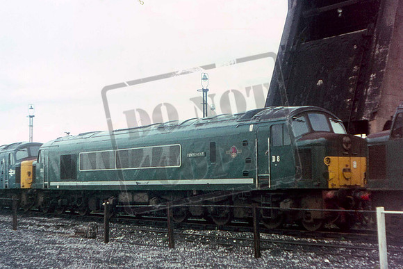 D8 PENYGHENT Toton Sunday 22-09-1968 (Cat No UN8)