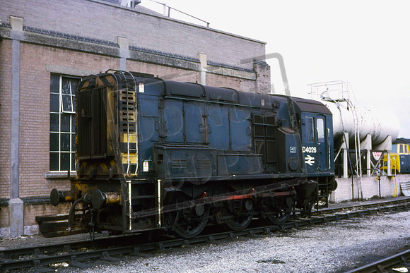 D4026 Old Oak Common May 1969 (Cat No UN4026)