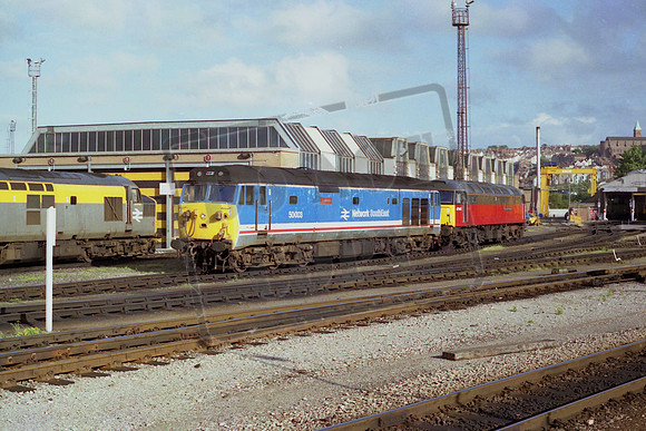 50003 TEMERAIRE & 47640 (Cat No UN50003) At Bristol Bath Road 13-06-91