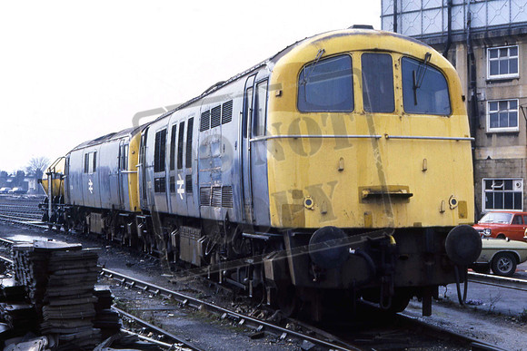 71014 & 71013 (Cat No UN71014) At Hither Green, condemned 08-04-79