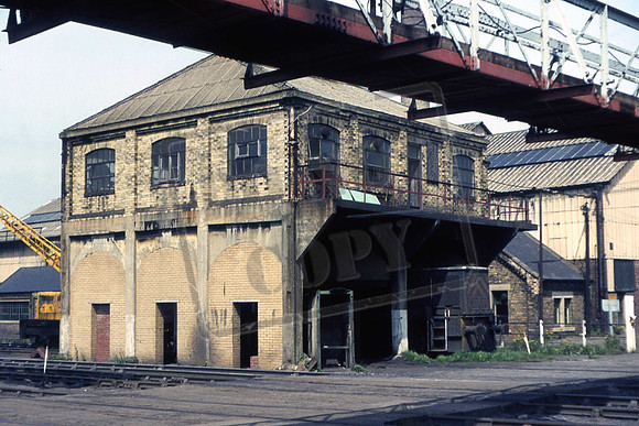 Ashington Control Box (Cat No ASHBOX) with class 14 hiding underneath 19-06-1983