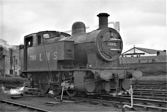 7169 LMS TTPSLMS7169 GREENOCK PRINCESS PIER 5-10-1946