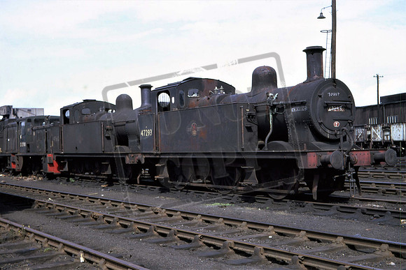 47293 UNS CLASS 3F 0-6-0T KINGMOOR 1967