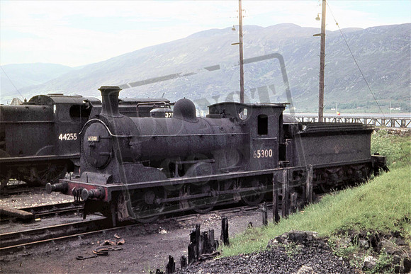 65300 UNS J36 2F 0-6-0 FORT WILLIAM DEPOT 9-6-1962