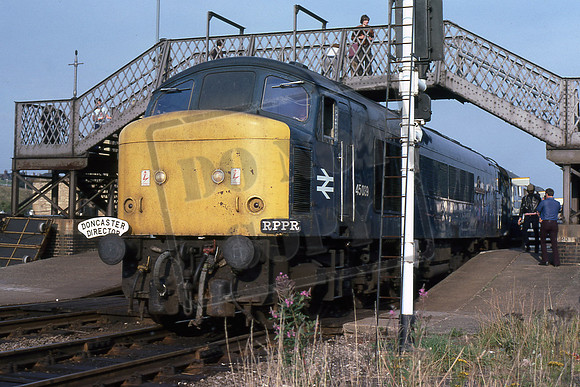 TTR10090 45039 THE MANCHESTER REGIMENT (Cat No TTR10090) Mexborough. RPPR Doncaster Director. 19-08-79 David Canning