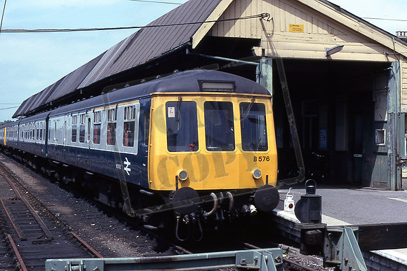 TTR10161 B576 (Cat No TTR10161) Weymouth Town Station. 08-07-79 David Canning