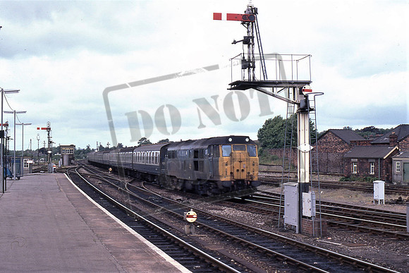 TTR10211 31416 (Cat No TTR10211)  Salisbury on the 9.20 Bristol-Weymouth 21-06-78 David Canning