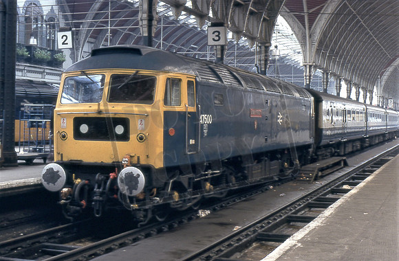TTR10224 47500 GREAT WESTERN (Cat No TTR10224) Paddington AUG 79 David Canning