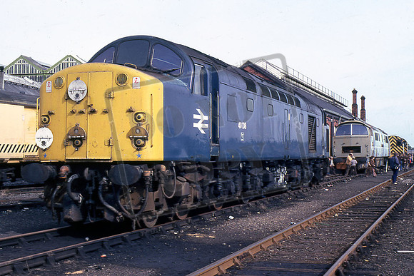 TTR10057 40108 SWINDON WORKS 5-10-80