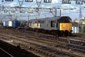 1-33 31308 31294 Freightliner at Stratford bound for Felixstowe 03-07-1990 Ian Ball