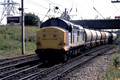 3-15 37227  (Cat No 3-15)Mossend North Junction on Alcan PCAs from Teeside 18-07-90 Ian Ball