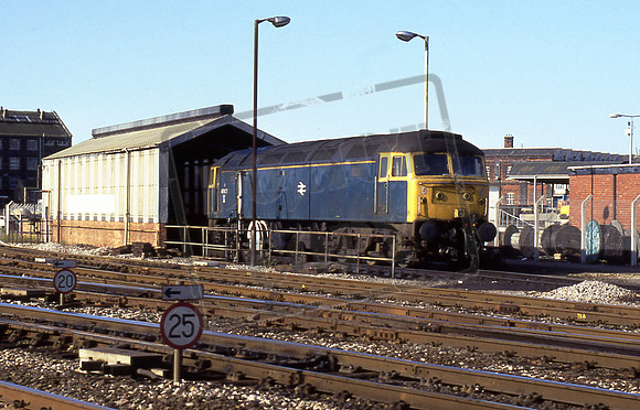 109-26 47477 (Cat No 109-26) Swindon stabling point. 19-10-91 Ian Ball