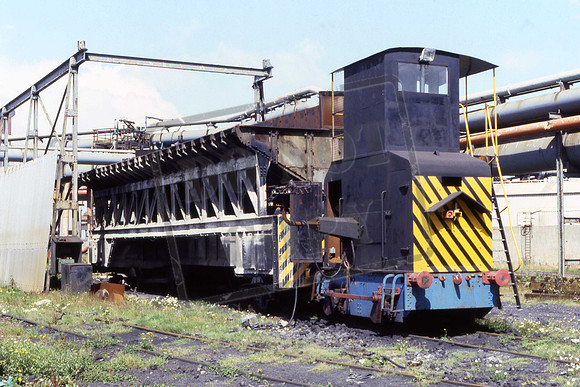 COKE OVEN CAR BSCOKE1Greenwood & Batley 0-4-0 wire-electric ' AT PORT TALBOT STEEL WORKS