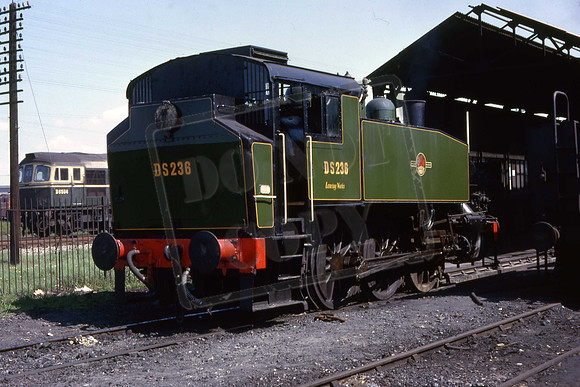 DS236 Lancing Works (Cat No UNSDS236) SR USA 0-6-0 at Eastleigh 1963