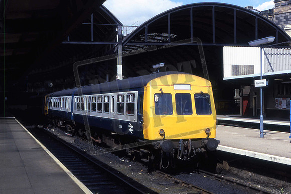 53188 DMU NEWCASTLE C1986