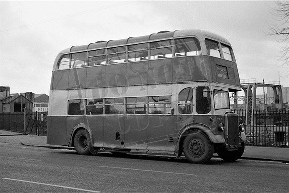 EN9973 PATON LEYLAND TITAN No 87 RENFREW FERRY 15-4-1966