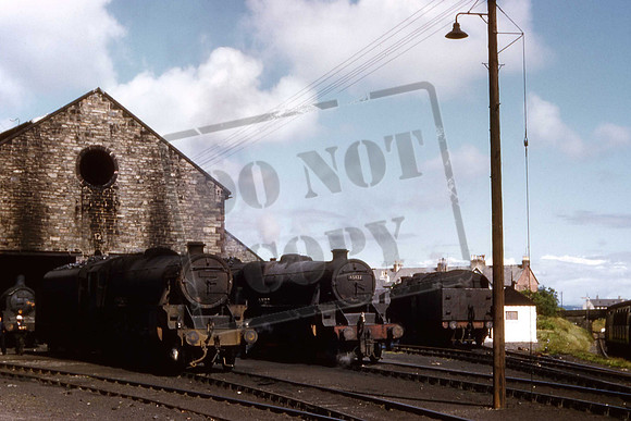 Stranraer Shed (Cat No LOC1006) 45127 etc 1960