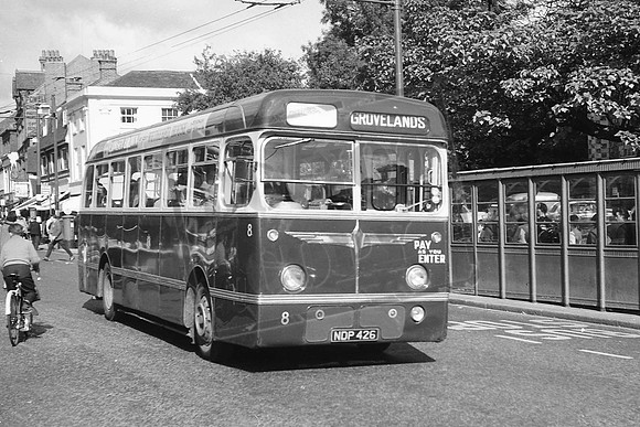 NDP462 READING CORPORATION AEC RELIANCE BURLINGHAM No 8 ST MARYS BUTTS 28-9-1963