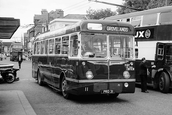 PRD31 READING CORPORATION AEC RELIANCE No11 ST MARYS BUTTS 28-9-1963