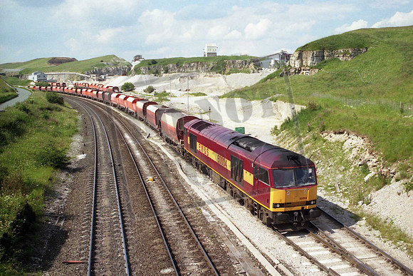 60004GHB WASHWOOD HEATH EMPTIES AT PEAK FOREST. 19-07-1997