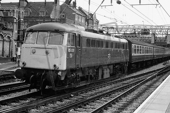 85031TTP CREWE 21-08-1989