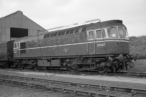 6547TTP D6547 HITHER GREEN 2-6-1962