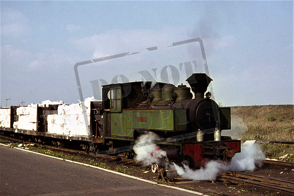 SUPERB. (Cat No UN-SUPERB) At Kemsley on Bowaters railway. 1966