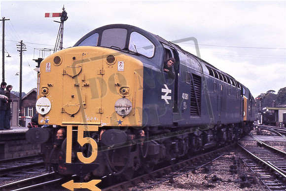 40081 & 400084 (Cat No TTR1985) Exeter 9-10-1977 Colin Marsden