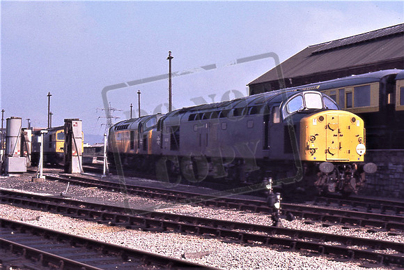 40081 & 40083 (Cat No TTR1986) Newton Abbot 16-10-77 Colin marsden
