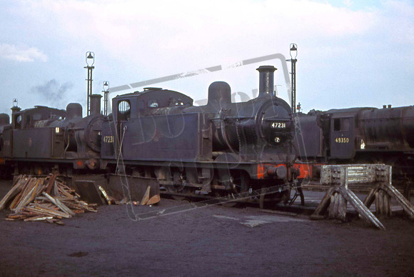 47231 (Cat No UNS47231) Class 3F 0-6-0T Toton 1965