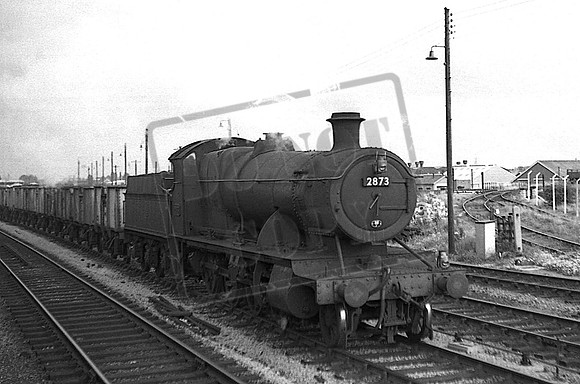 2873 (Cat No TTPS2873) 8F 2800 2-8-0 Newport 07-08-1962