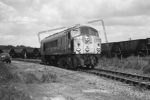 D4 GREAT GABLE TTP4B Light engine. Unknown location. April 1973