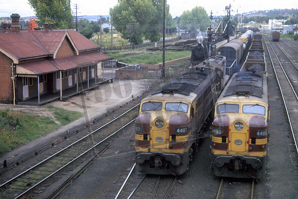 AUSTRALIA  4487 & 4489  NSW Alco Class 44s At Bathhurst