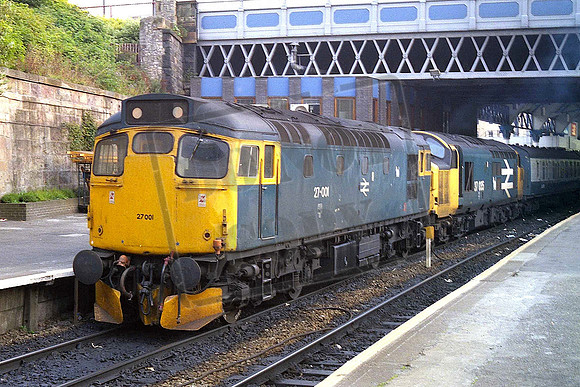 27001 & 37035 (Cat No MSP27001) Glasgow Queen Street 20-09-1986 Mike Spencer 019