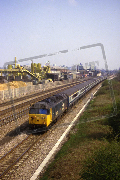 50019 RAMILLIES (Cat No KM50019)Between Hayes & Harlington and West Drayton.