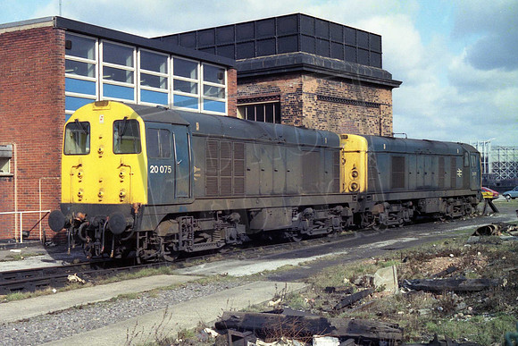 20075 & 20071 (Cat No MSP 20075) Saltley 23-03-1986 Mike Spencer