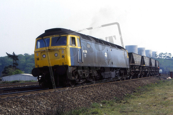 47350 (Cat No DJC47350) Trent South Junction near Red Hills Tunnels with Ratcliffe on Soar PS in the background David James Collection