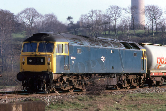 47314 (Cat No DJC47314) Trent South Junction near Red Hills Tunnels 1982 David James Collection